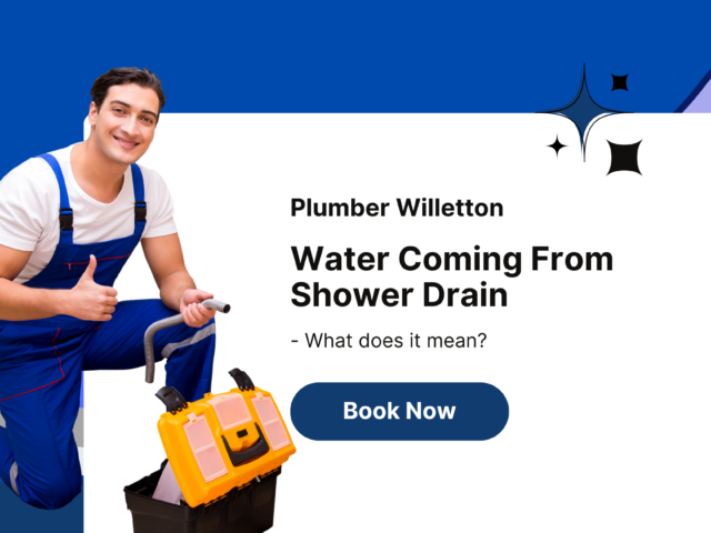 Water Coming From Shower Drain – What does it mean?