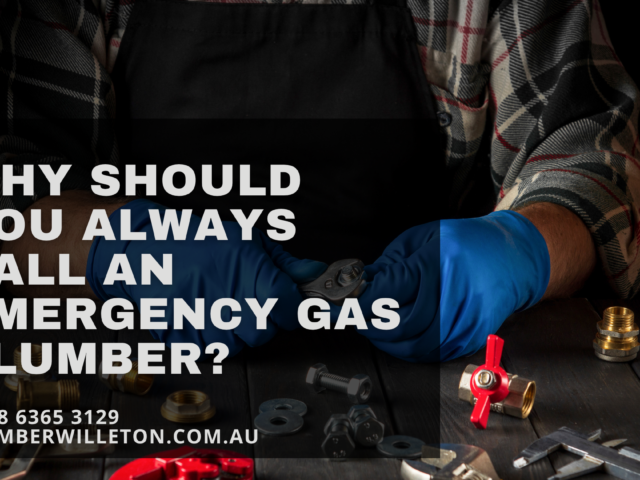 Why should you always call an emergency gas plumber?