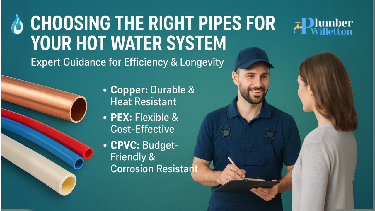 Hot water systems in Willetton